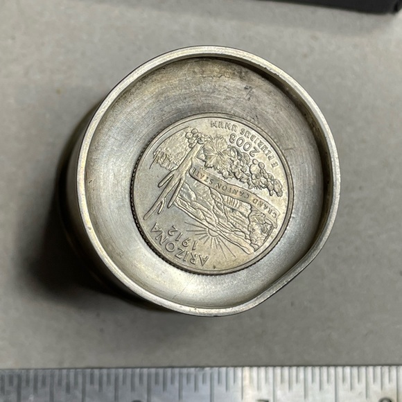 1921 Levi & Salaman Sterling Silver Egg Cup Engraved 19th July 1922 RWH. - Picture 8 of 11